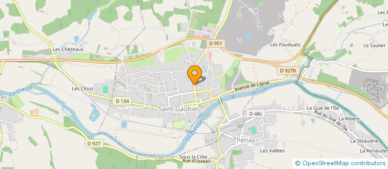 localisation de l'entreprise MADAME MANON PIAC à SAINT-GAULTIER