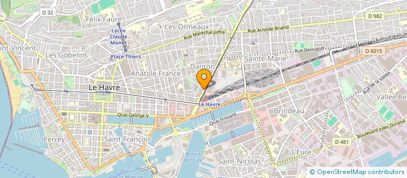 localisation de l'entreprise MADAME MANON PIAULT  LE HAVRE