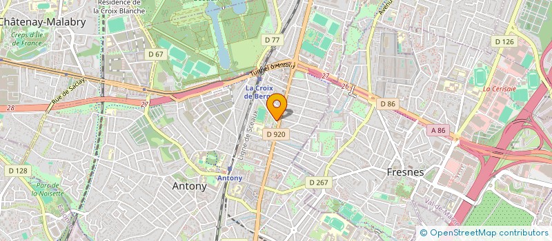 localisation de l'entreprise MADAME MANON PICAUD à ANTONY