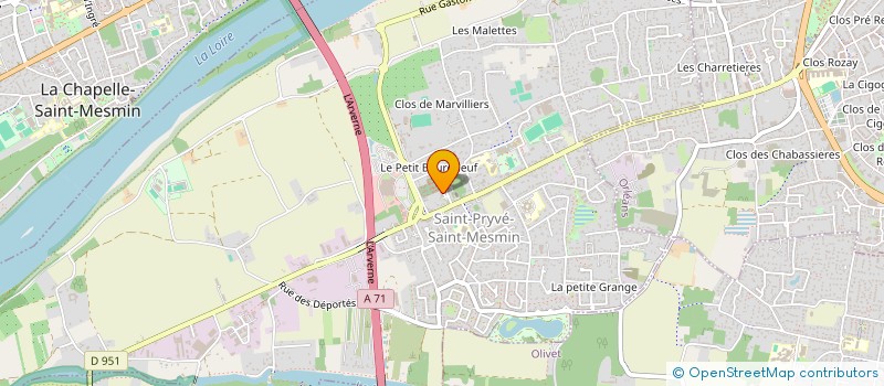 localisation de l'entreprise MADAME MANON PIERRE  SAINT-PRYVE-SAINT-MESMIN