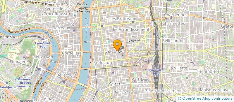 localisation de l'entreprise MADAME MANON PILLARD à LYON