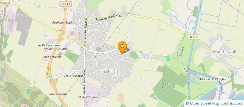 localisation de l'entreprise MADAME MANON PINEAU  ECHILLAIS