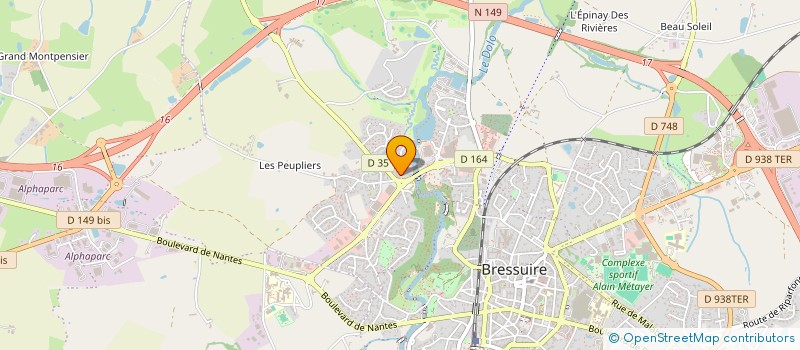 localisation de l'entreprise MADAME MANON PINEAU  BRESSUIRE