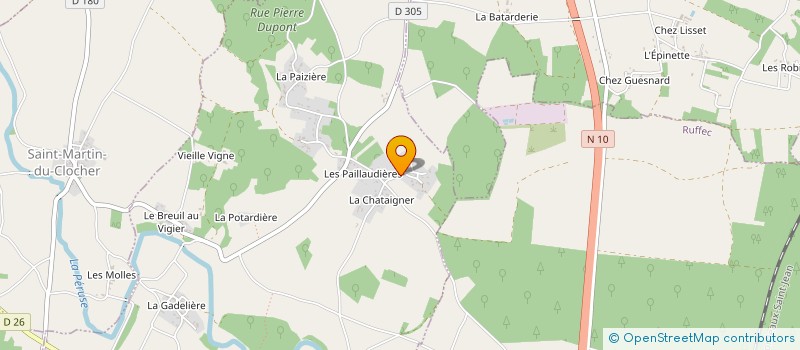 localisation de l'entreprise MADAME MANON PIQUET à COURCOME