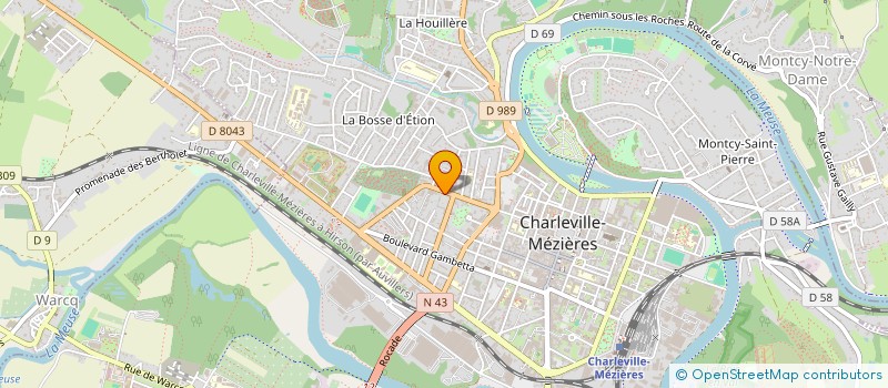 localisation de l'entreprise MADAME MANON PLAETTNER  CHARLEVILLE-MEZIERES