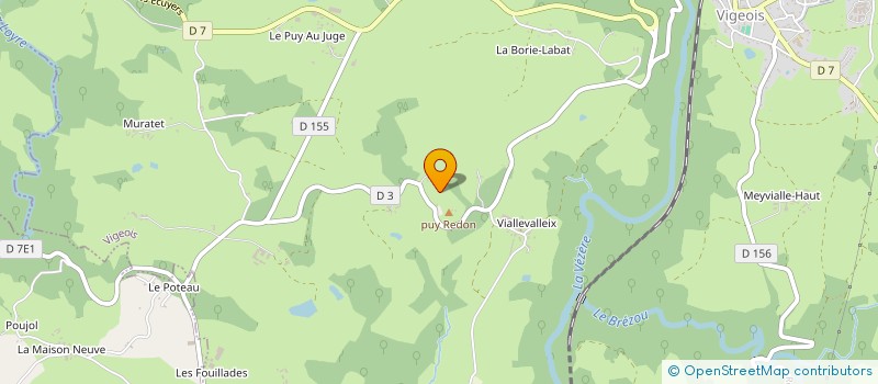 localisation de l'entreprise MADAME MANON PLANTADY à ORGNAC-SUR-VEZERE