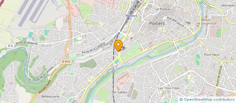 localisation de l'entreprise MADAME MANON PLEZENT  POITIERS