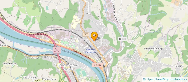 localisation de l'entreprise MADAME MANON POIZAT à VIENNE