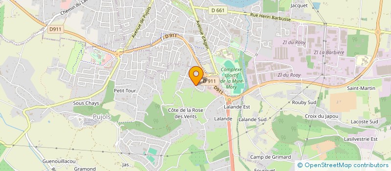 localisation de l'entreprise MADAME MANON POLI  PUJOLS