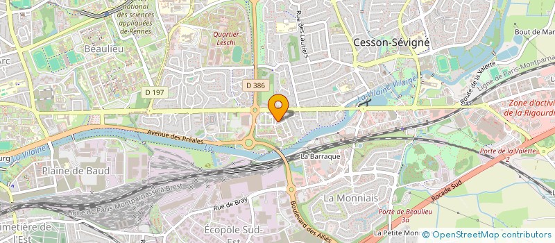 localisation de l'entreprise MADAME MANON PORTAL  CESSON-SEVIGNE