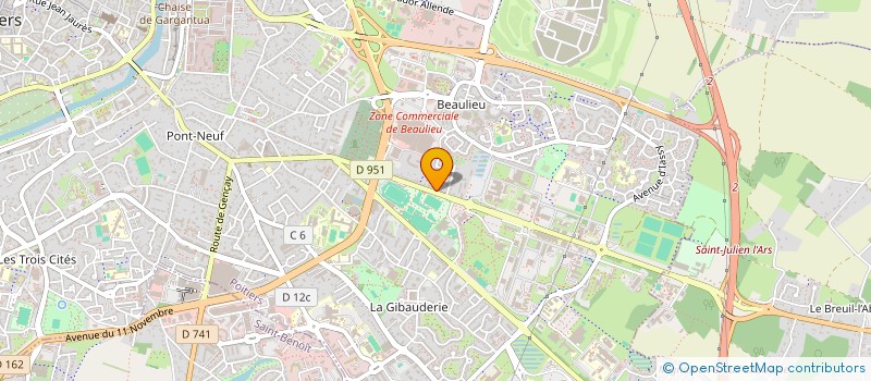 localisation de l'entreprise MADAME MANON POURCEL  POITIERS