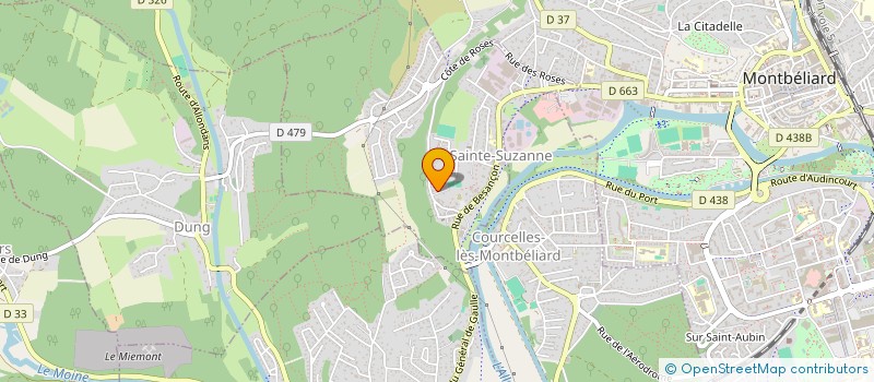 localisation de l'entreprise MADAME MANON PRENEZ  SAINTE-SUZANNE