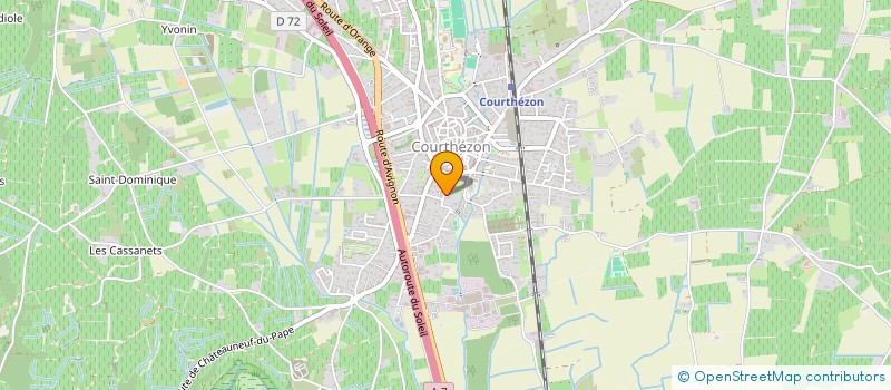 localisation de l'entreprise MADAME MANON PREVALET  COURTHEZON