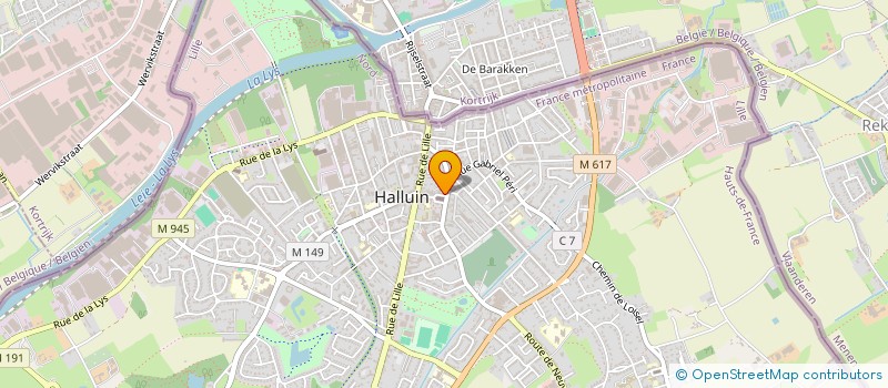 localisation de l'entreprise MADAME MANON PRINCE  HALLUIN