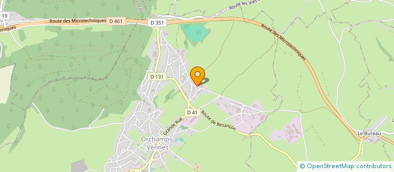 localisation de l'entreprise MADAME MANON QUERRY  ORCHAMPS-VENNES