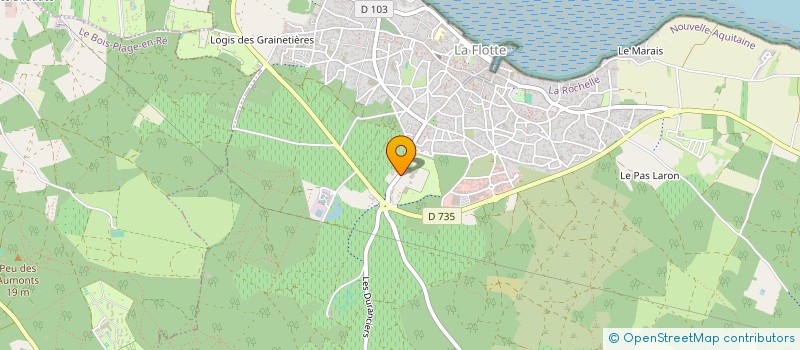 localisation de l'entreprise MADAME MANON QUIVIGER  LA FLOTTE