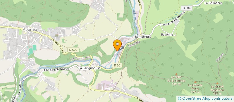 localisation de l'entreprise MADAME MANON RABATEL  APPRIEU