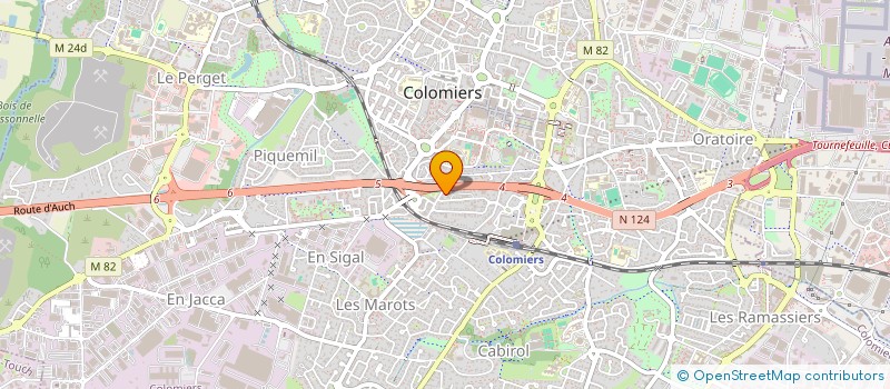 localisation de l'entreprise MADAME MANON RADI à COLOMIERS