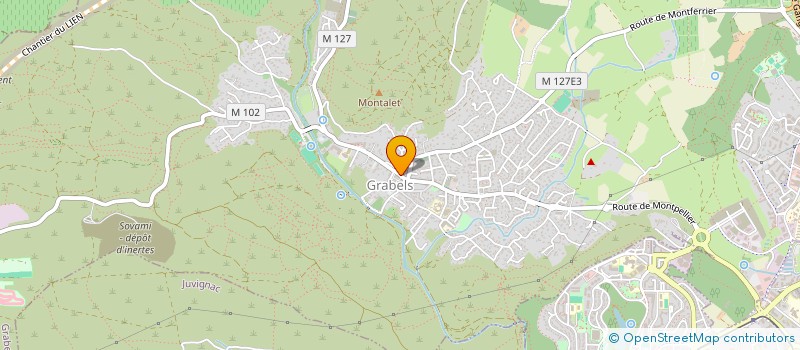 localisation de l'entreprise MADAME MANON RAGON  GRABELS