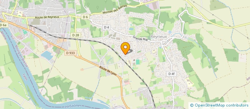 localisation de l'entreprise MADAME MANON RAISON à REYRIEUX