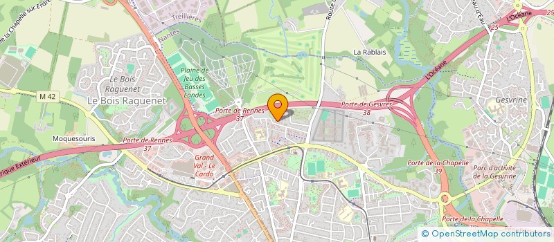 localisation de l'entreprise MADAME MANON RAPPEL à NANTES