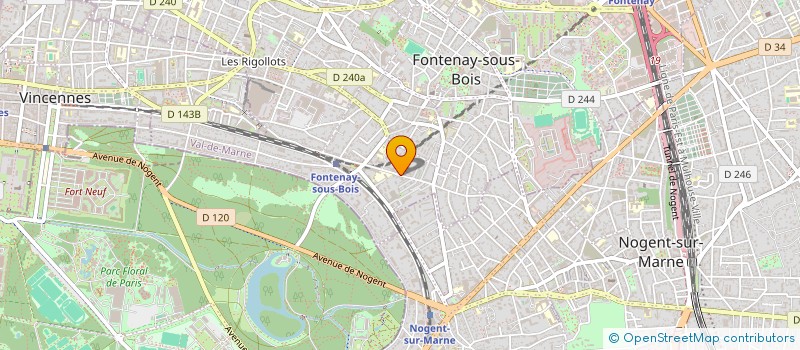 localisation de l'entreprise MADAME MANON RATCLIFFE à FONTENAY-SOUS-BOIS