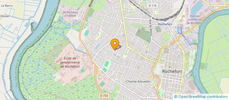 localisation de l'entreprise MADAME MANON RAUFASTE  ROCHEFORT