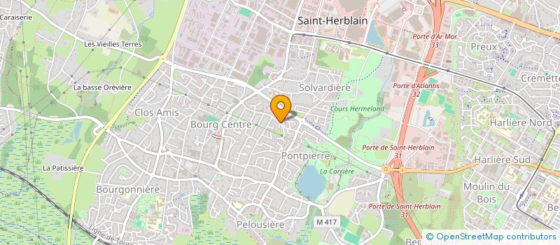 localisation de l'entreprise MADAME MANON RAVELEAU  CARQUEFOU