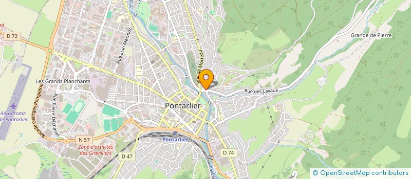 localisation de l'entreprise MADAME MANON REBE  PONTARLIER