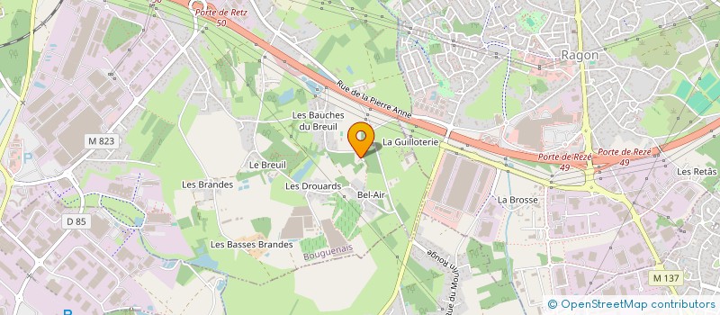localisation de l'entreprise MADAME MANON REGENT à BOUGUENAIS