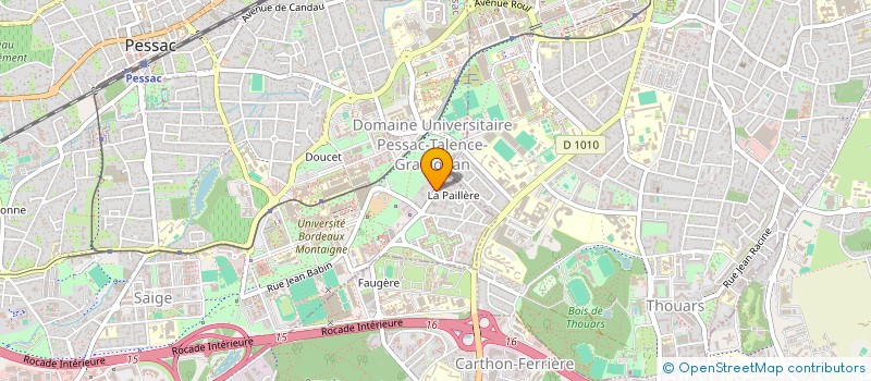 localisation de l'entreprise MADAME MANON RENARD  PESSAC