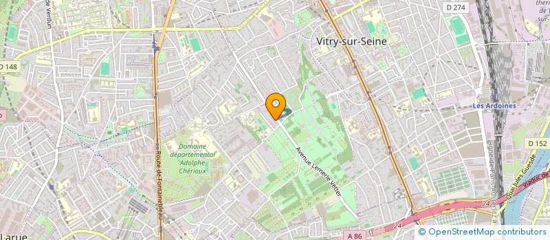 localisation de l'entreprise MADAME MANON REY à VITRY-SUR-SEINE