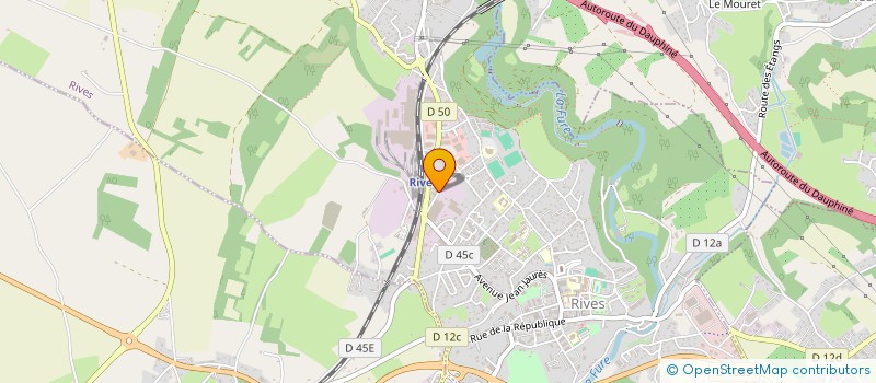 localisation de l'entreprise MADAME MANON REY  RIVES