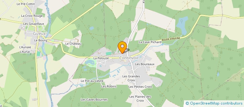 localisation de l'entreprise MADAME MANON RIBAY  CONTINVOIR