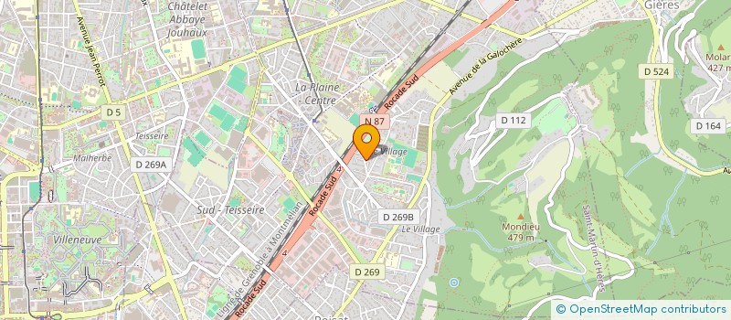 localisation de l'entreprise MADAME MANON RICARD à SAINT-MARTIN-D'HERES