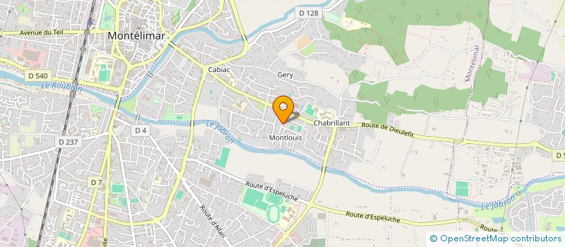 localisation de l'entreprise MADAME MANON RICHER  MONTELIMAR