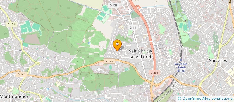 localisation de l'entreprise MADAME MANON RIMLINGER  SAINT-BRICE-SOUS-FORET