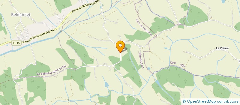 localisation de l'entreprise MADAME MANON RINALDY  VERLHAC-TESCOU