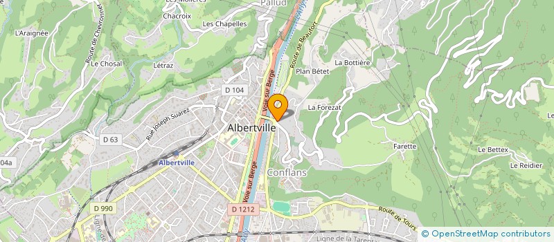 localisation de l'entreprise MADAME MANON RINGOT  ALBERTVILLE