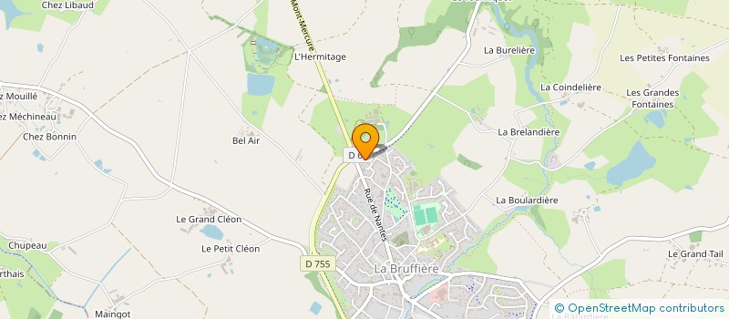 localisation de l'entreprise MADAME MANON RIPOCHE à LA BRUFFIERE