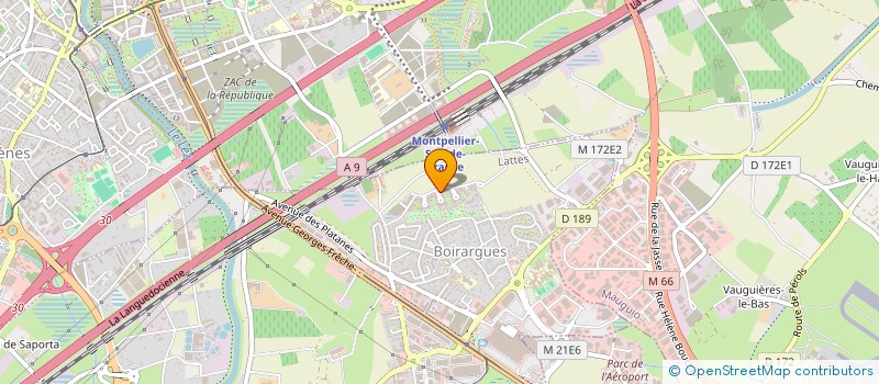 localisation de l'entreprise MADAME MANON RIVRON à LATTES