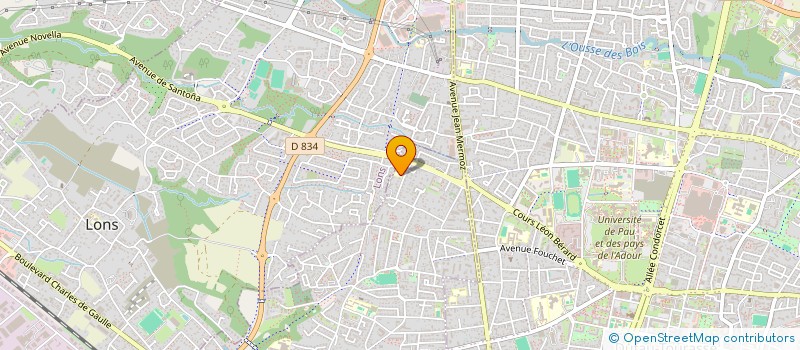 localisation de l'entreprise MADAME MANON RIX  BILLERE