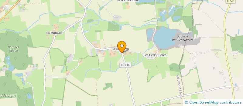 localisation de l'entreprise MADAME MANON ROBIN  VALLONS-DE-L'ERDRE