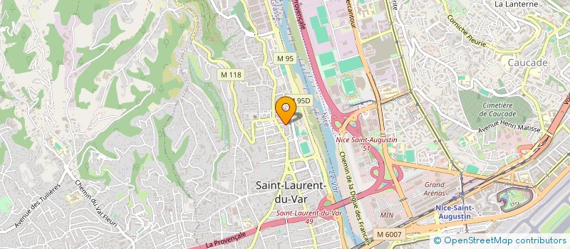 localisation de l'entreprise MADAME MANON ROBINI à SAINT-LAURENT-DU-VAR