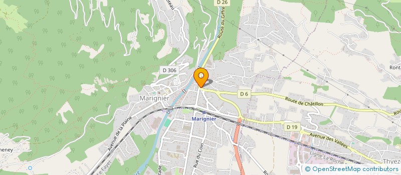 localisation de l'entreprise MADAME MANON ROBLIN  MARIGNIER