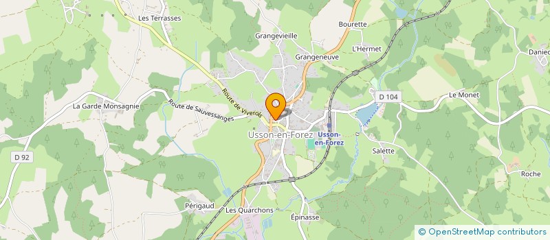 localisation de l'entreprise MADAME MANON ROCHE  USSON-EN-FOREZ