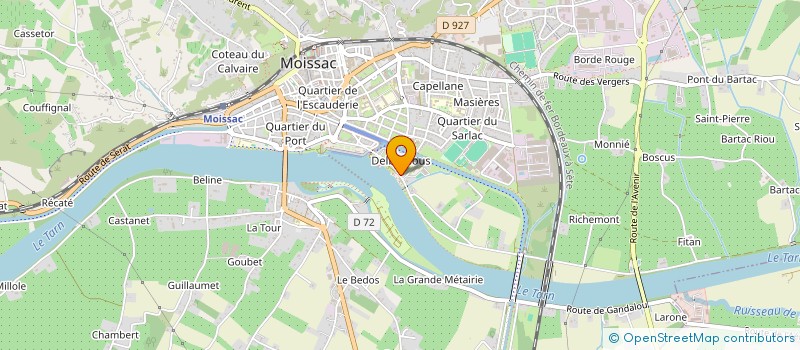 localisation de l'entreprise MADAME MANON RODA  MOISSAC