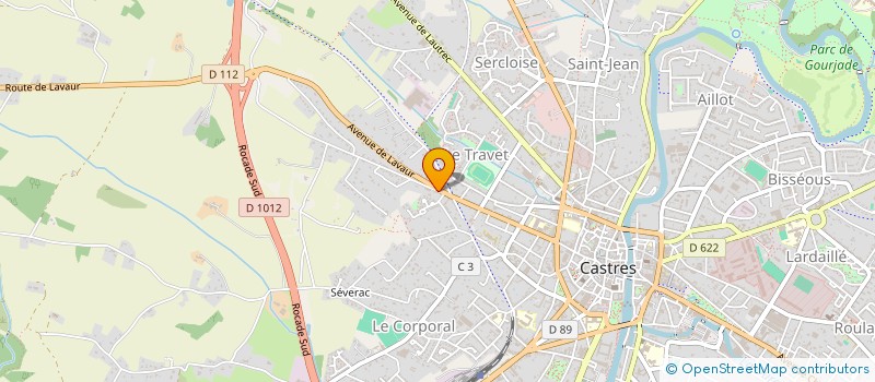 localisation de l'entreprise MADAME MANON RODRIGUES  CASTRES