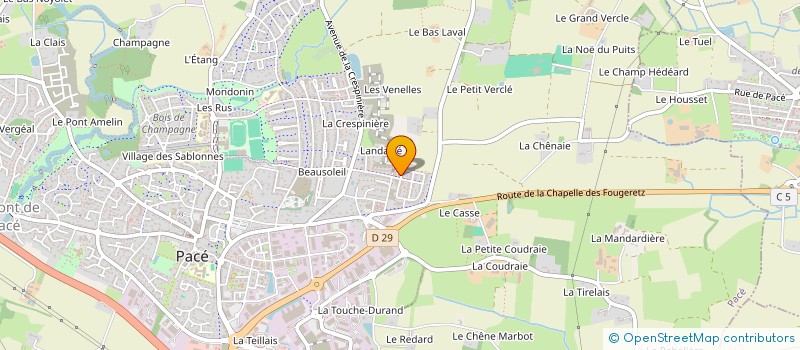 localisation de l'entreprise MADAME MANON ROINE à PACE