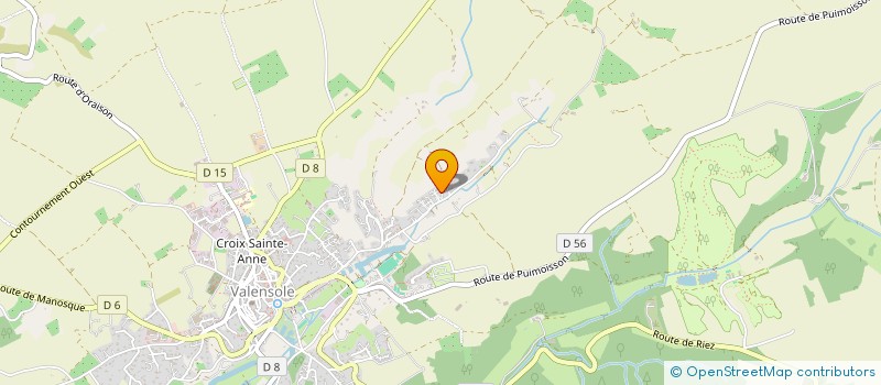 localisation de l'entreprise MADAME MANON ROJAS  VALENSOLE